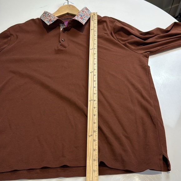 Simons Floral-accent organic cotton polo Made with Liberty Fabric Size XL - Picture 5 of 6